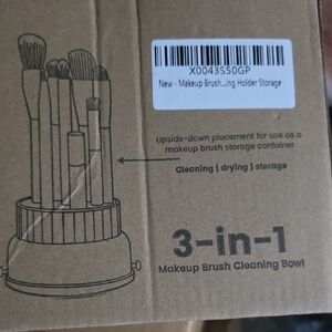 3-in-1 Makeup Brush Cleaning Bowl